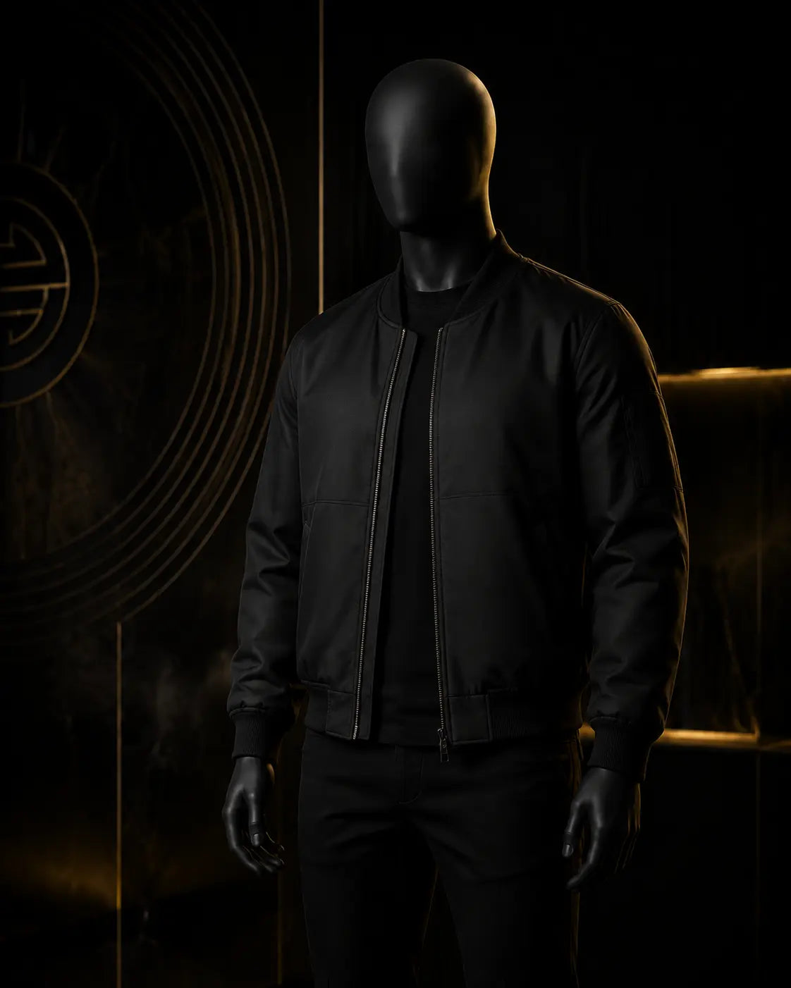 DRAGOX Jackets collection — black premium mannequin
