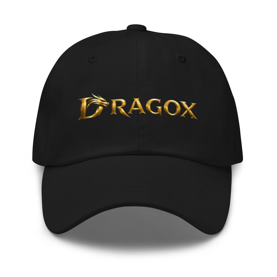 DRAGOX Signature Embroidered Dad Hat | Minimalist Cotton Baseball Cap
